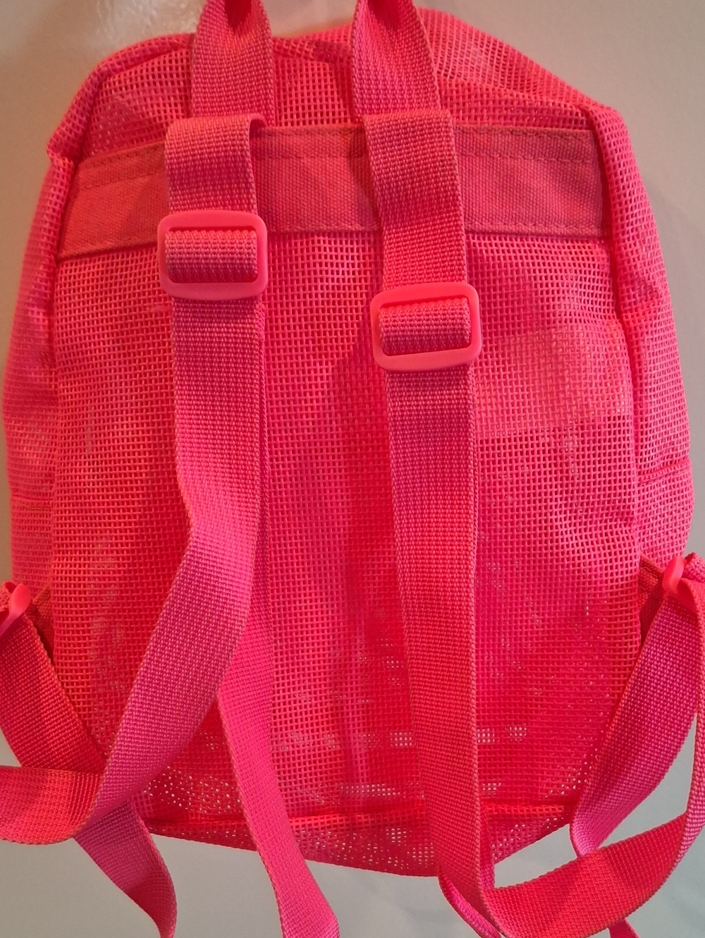 Pink Women's Mesh Mini Backpack - Picture 3 of 3